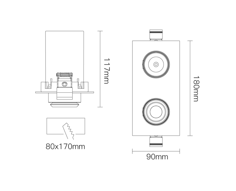 Ami Rectangle Maße